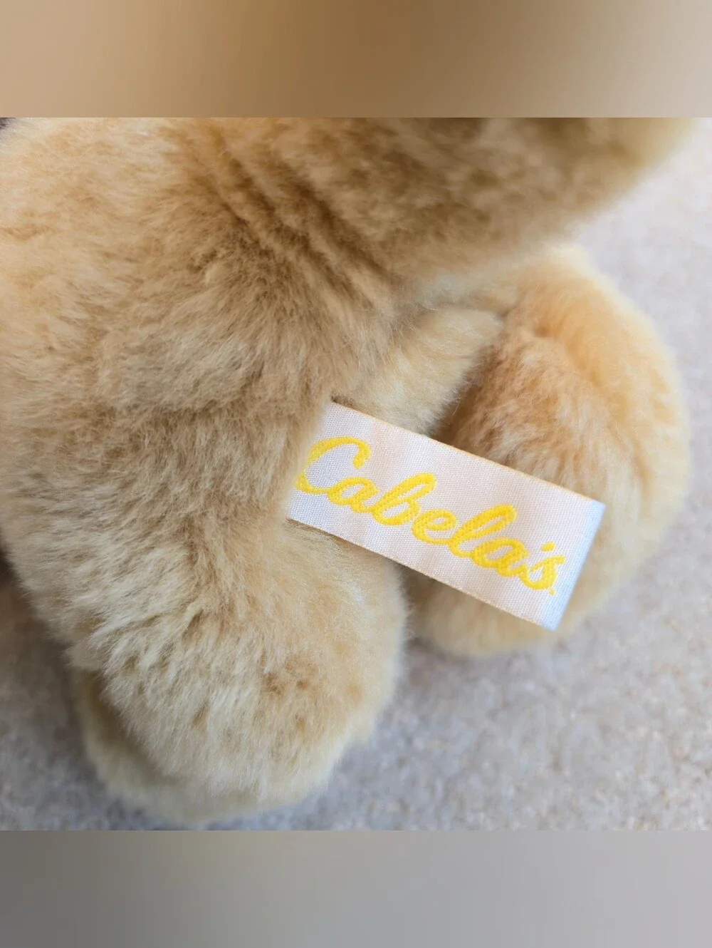 Cabela's Yellow Plush Lab with Bandana Logo A3